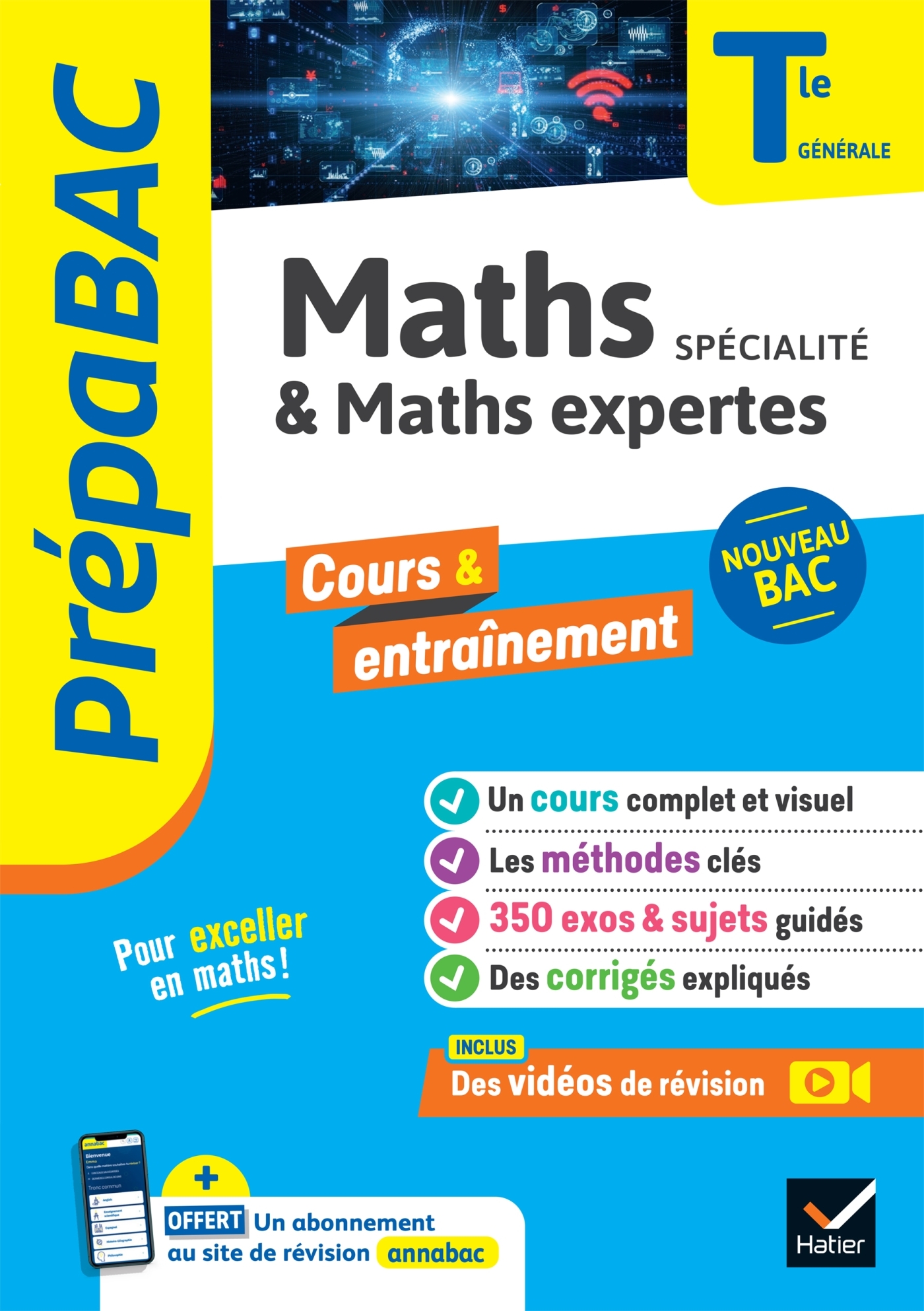 PREPABAC MATHS (SPECIALITE) & MATHS EXPERTES (OPTION) TLE GENERALE - BAC 2024 - NOUVEAU PROGRAMME DE