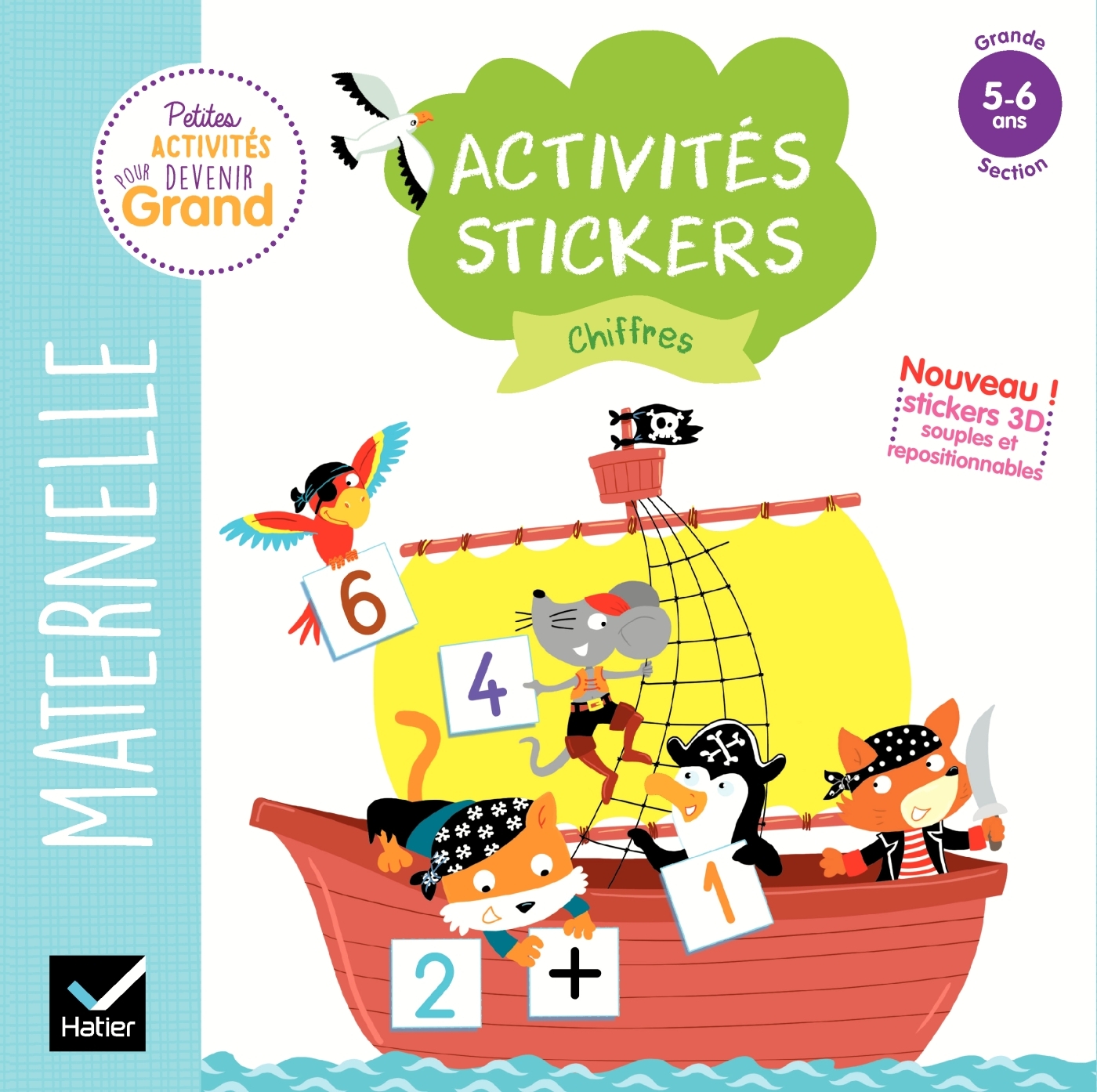 ACTIVITES STICKERS - CHIFFRES GRANDE SECTION