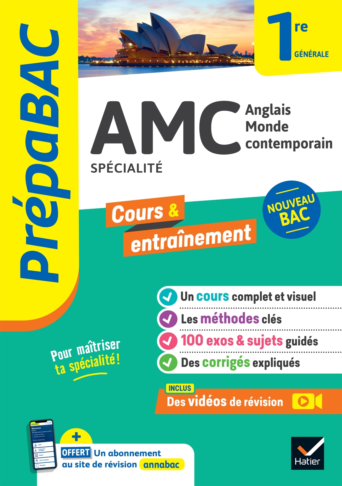 PREPABAC AMC (ANGLAIS MONDE CONTEMPORAIN) 1RE GENERALE (SPECIALITE) - NOUVEAU PROGRAMME DE PREMIERE