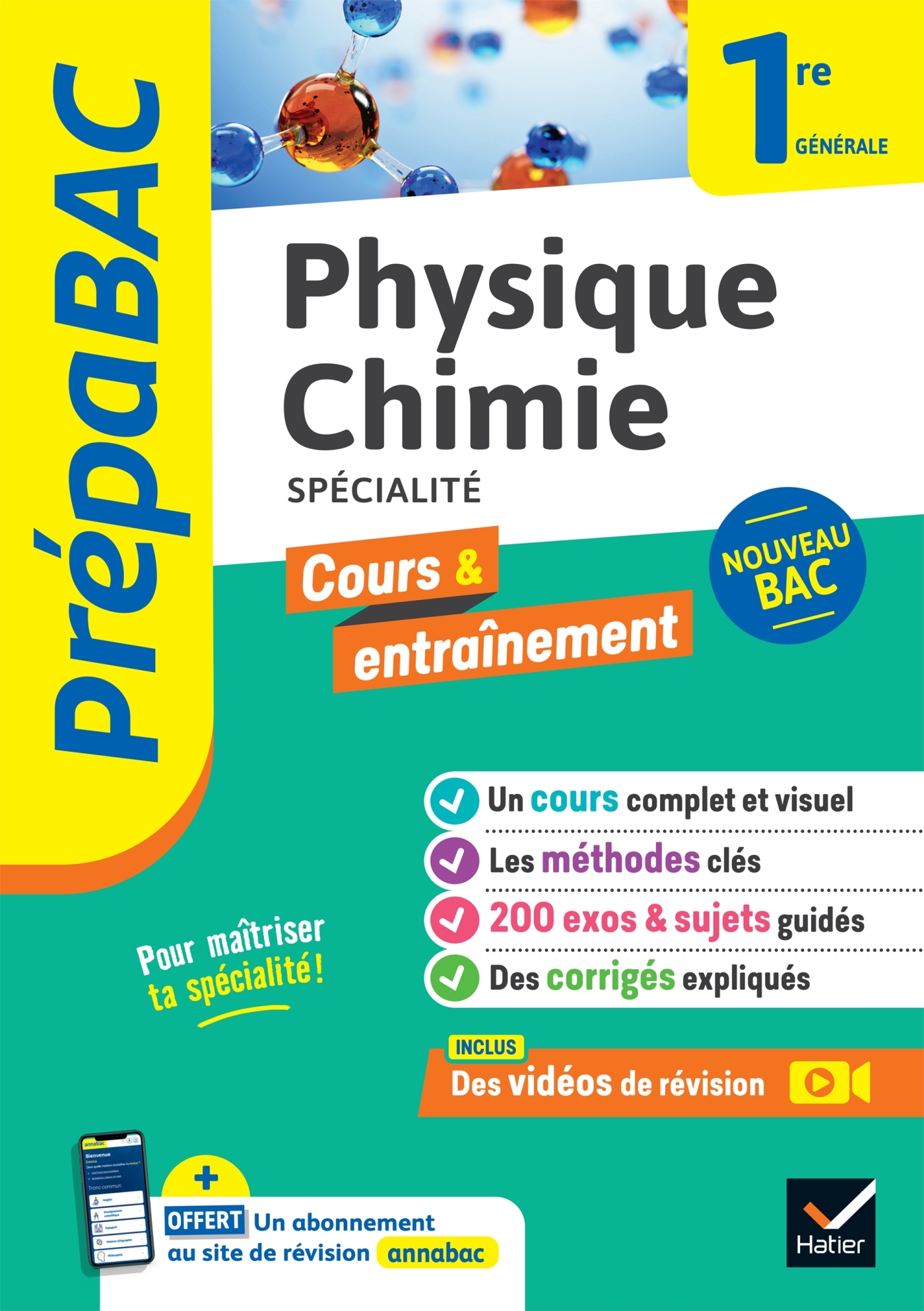 PREPABAC PHYSIQUE-CHIMIE 1RE GENERALE (SPECIALITE) - NOUVEAU PROGRAMME DE PREMIERE