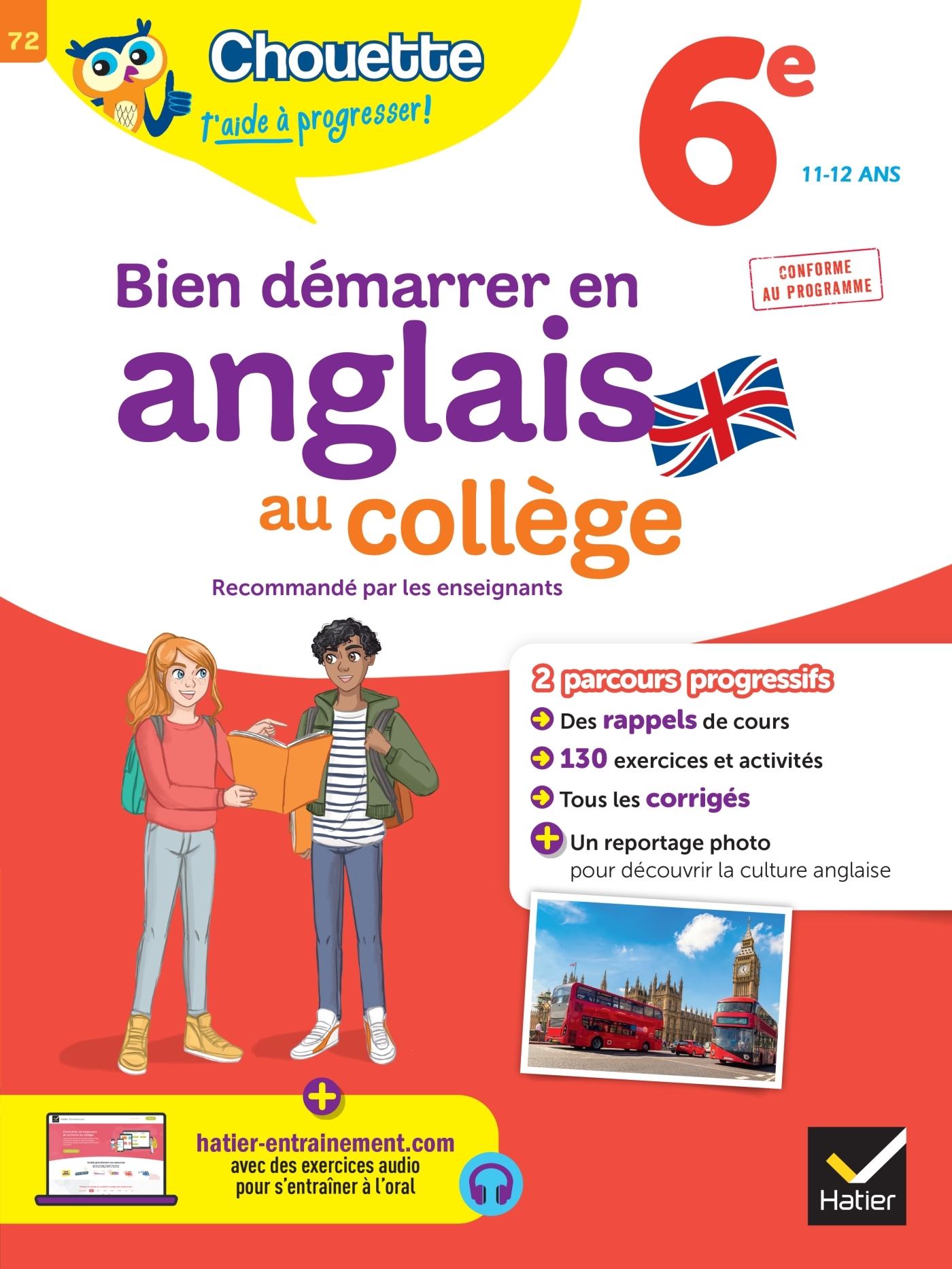 BIEN DEMARRER EN ANGLAIS AU COLLEGE 6E (A1 VERS A2) - AVEC DEUX PARCOURS DE NIVEAUX PROGRESSIFS