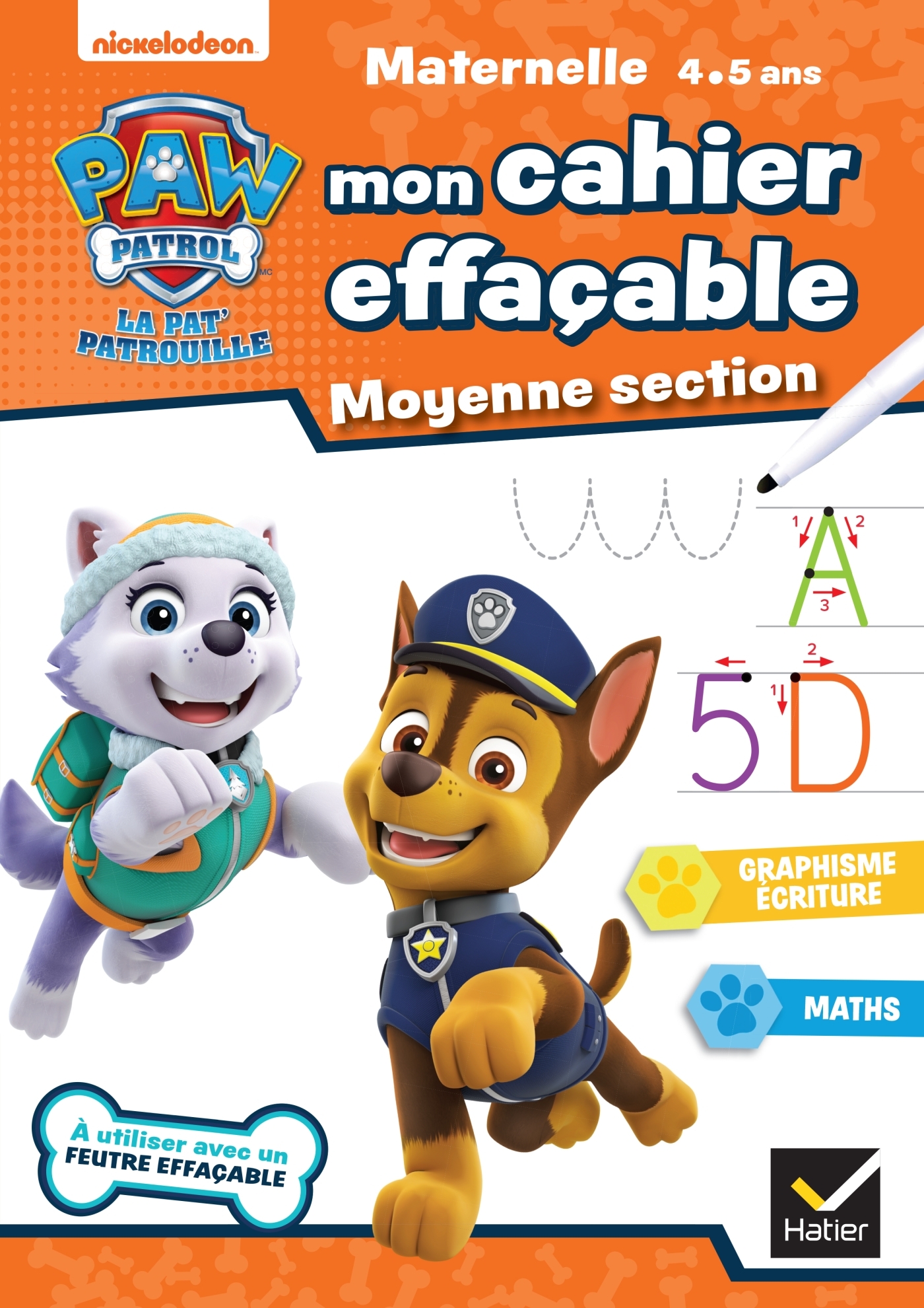 MON CAHIER EFFACABLE PAT´PATROUILLE MS