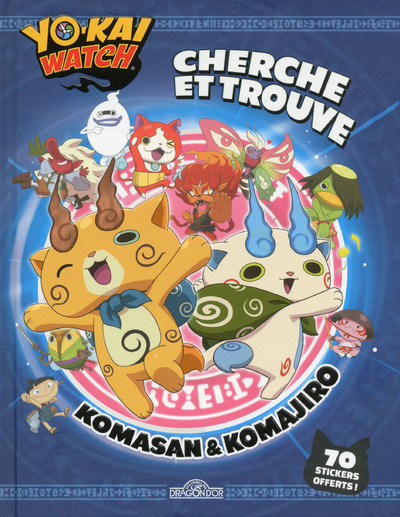 YO-KAI WATCH - CHERCHE ET TROUVE KOMASAN ET KOMAJIRO