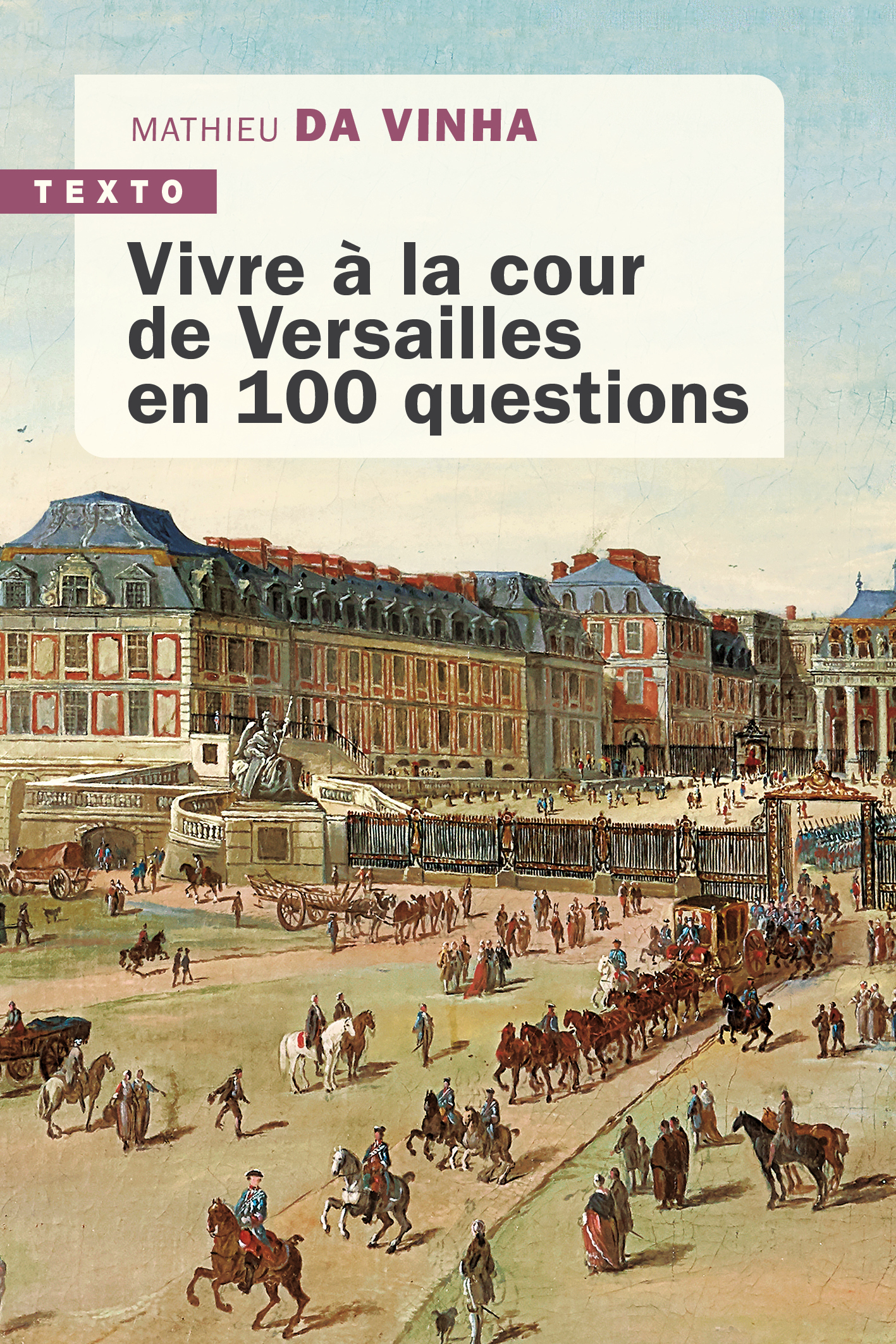 VIVRE A LA COUR DE VERSAILLES EN 100 QUESTIONS - TEXTO
