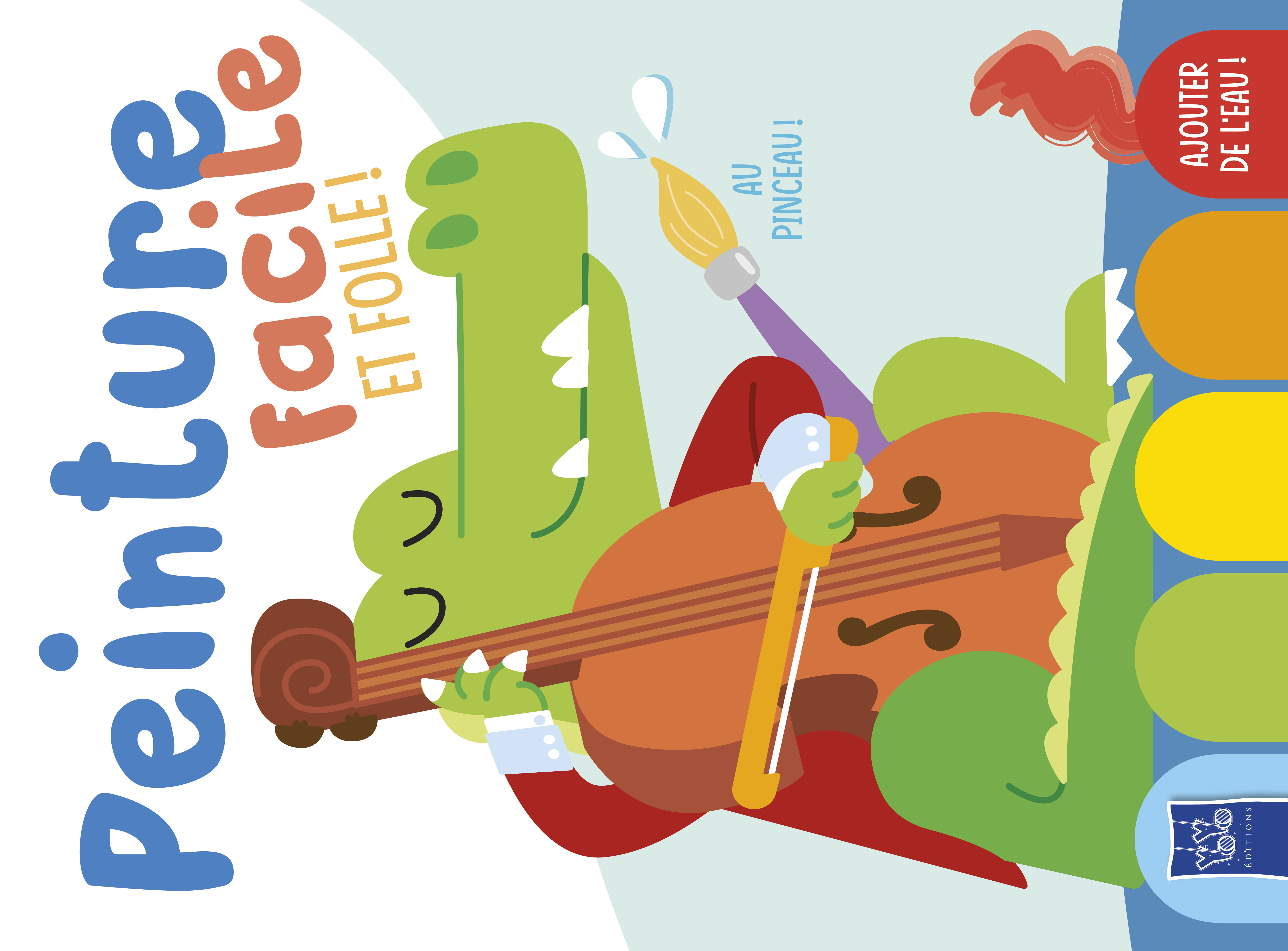 CROCODILE - PEINTURE FACILE ET FOLLE !