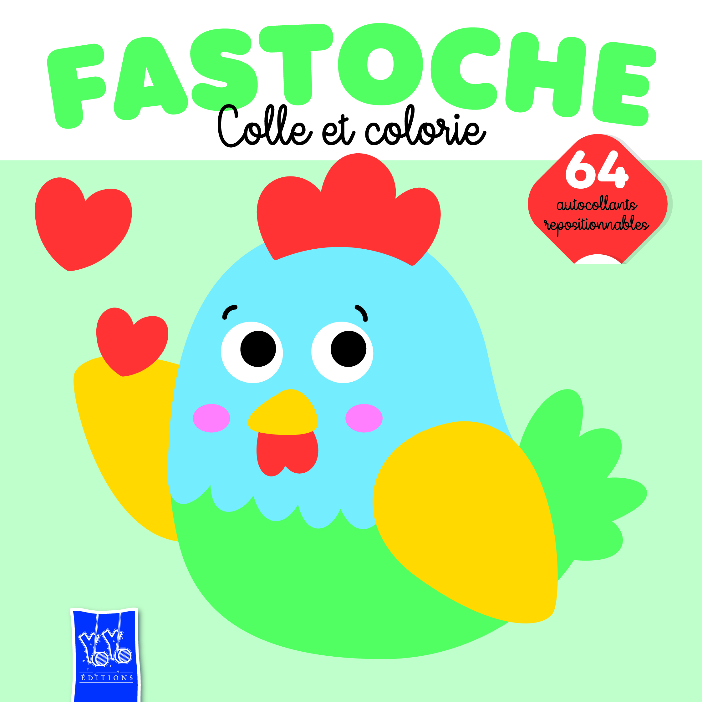 FASTOCHE COLLE ET COLORIE - POULE