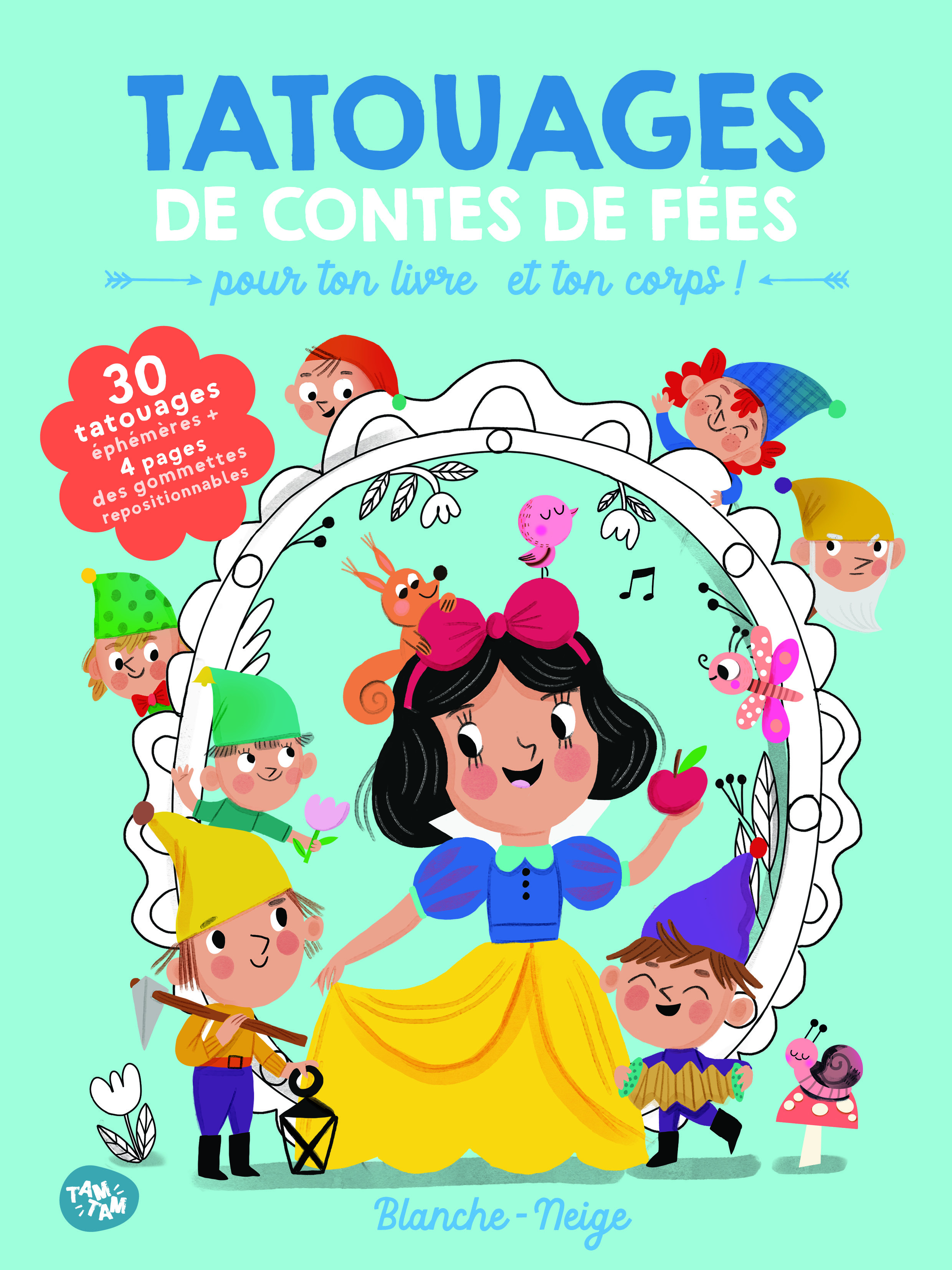 TATOUAGE - BLANCHE NEIGE ET LES SEPT NAINS