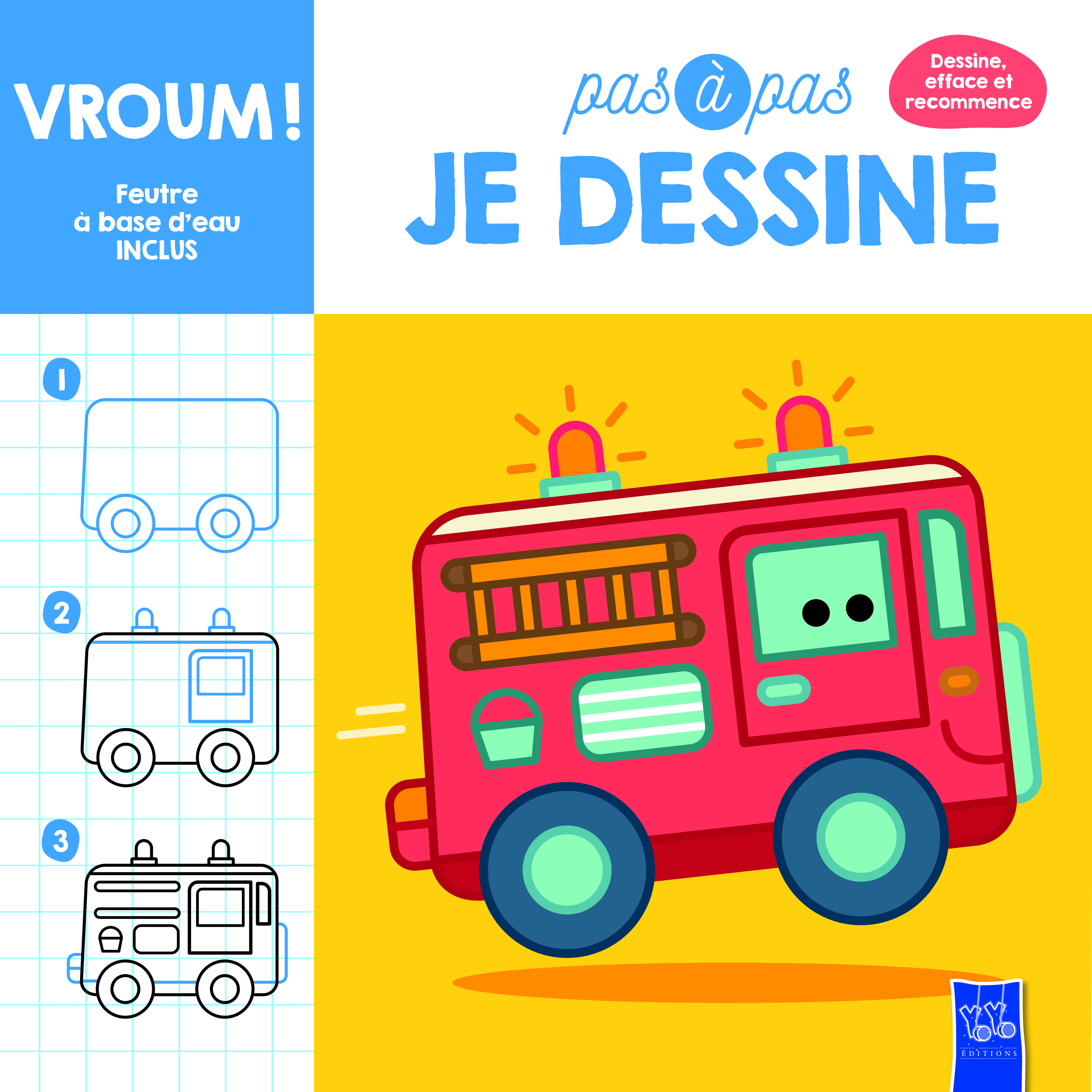VROUM ! - PAS A PAS JE DESSINE