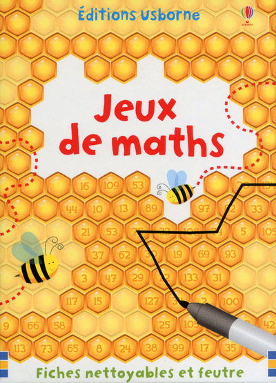 BOITE JEUX DE MATHS - FICHES JEUX USBORNE