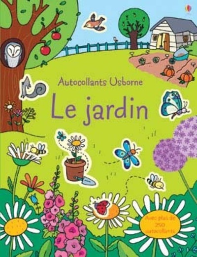 JARDIN - AUTOCOLLANTS USBORNE