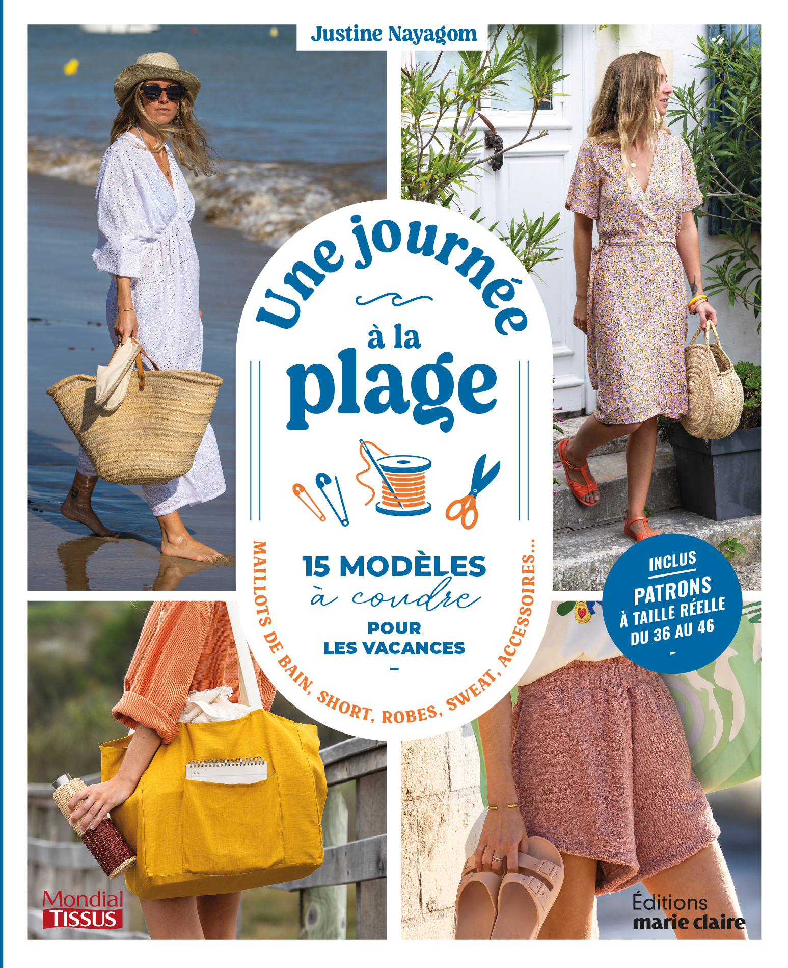 JOURNEE A LA PLAGE - 15 MODELES A COUDRE POUR LES VACANCES - MAILLOTS DE BAINS, SHORT, ROBES SWE