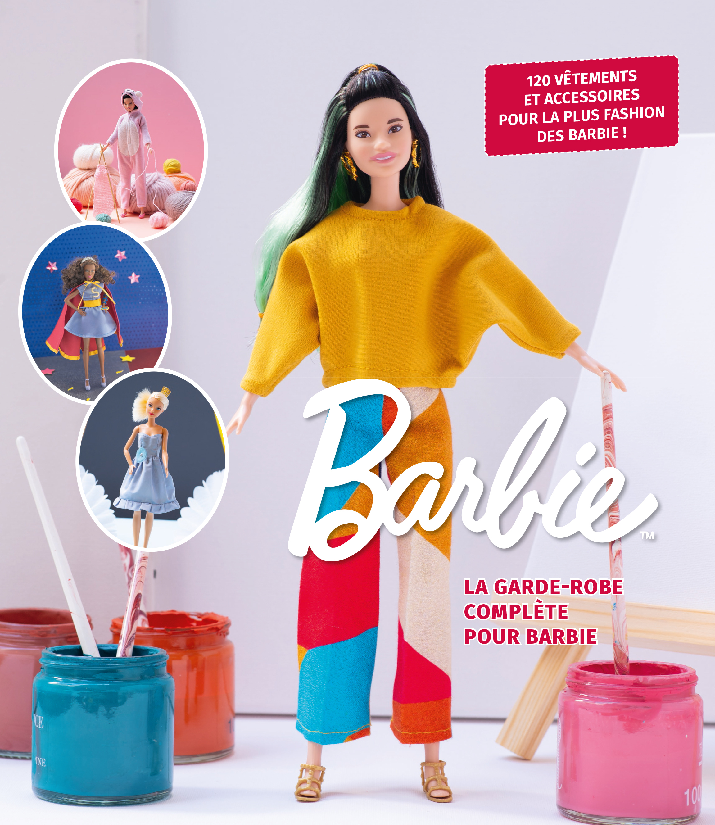 GARDE - ROBE COMPLETE POUR BARBIE - PLUS DE 100 VETEMENTS A COUDRE