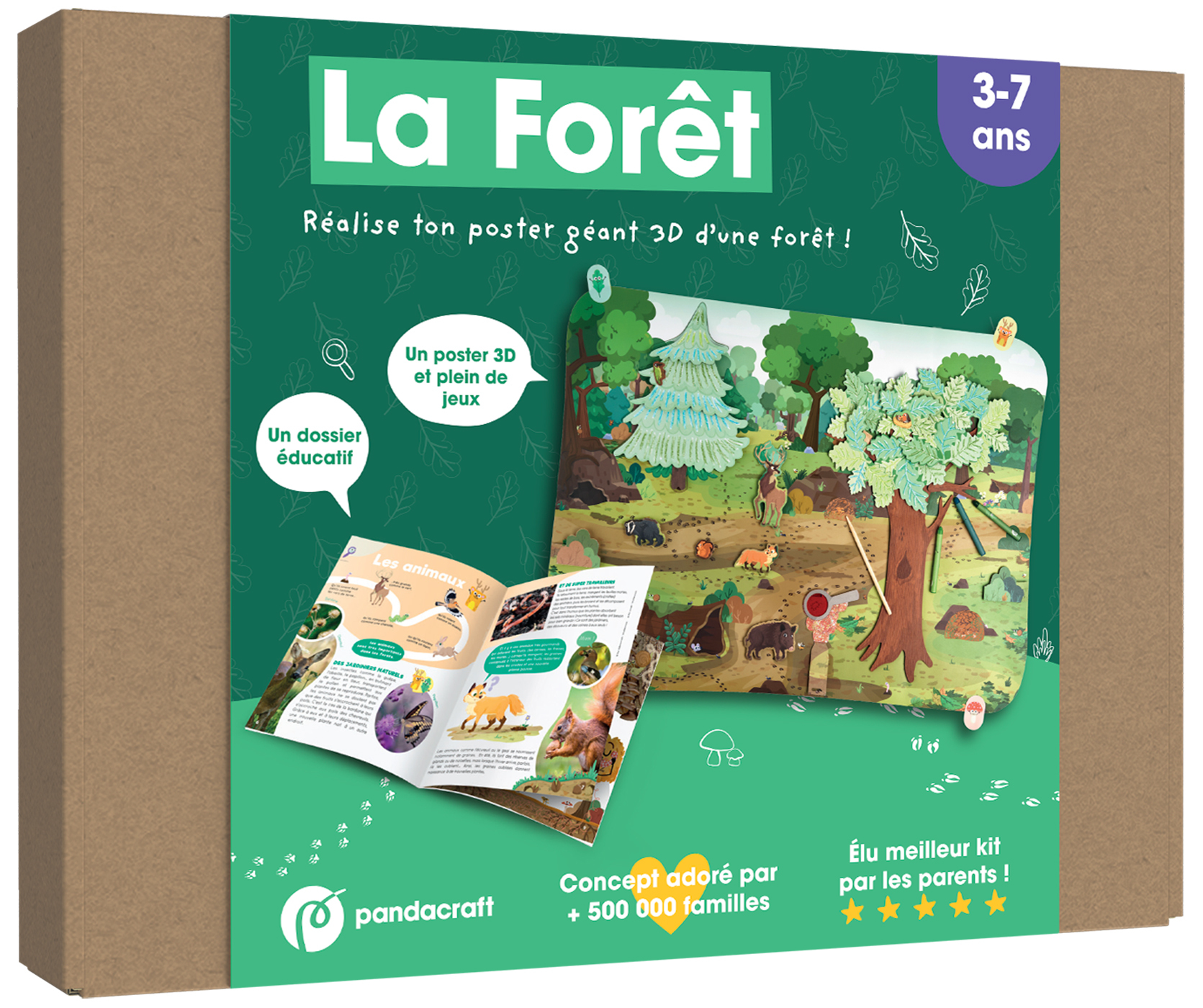FORET - KIT LUDO-EDUCATIF 3-7 ANS