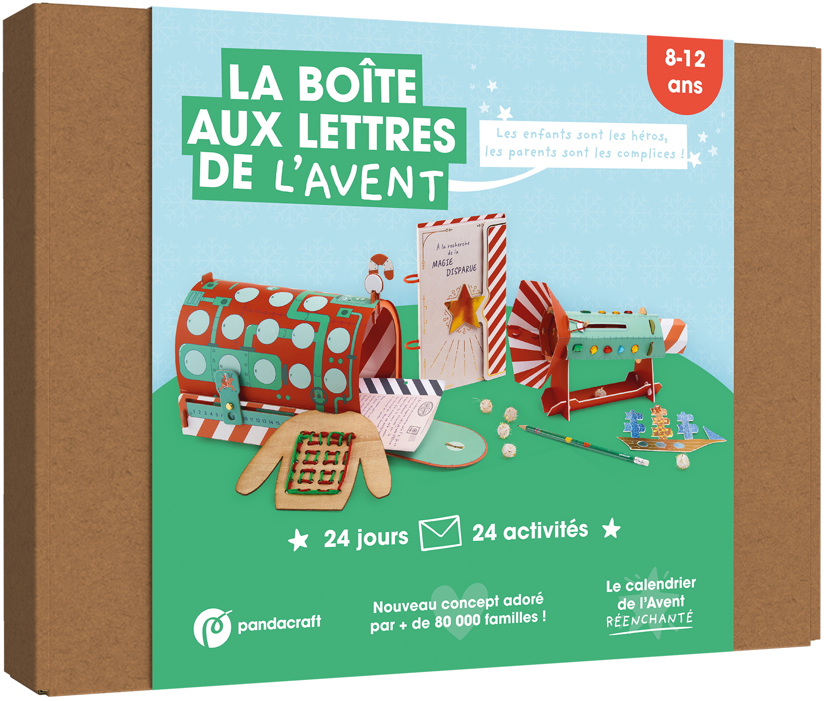 BOITE AUX LETTRES DE L´AVENT - A LA RECHERCHE DE LA MAGIE DISPARUE ! - CALENDRIER DE L´AVENT 8+
