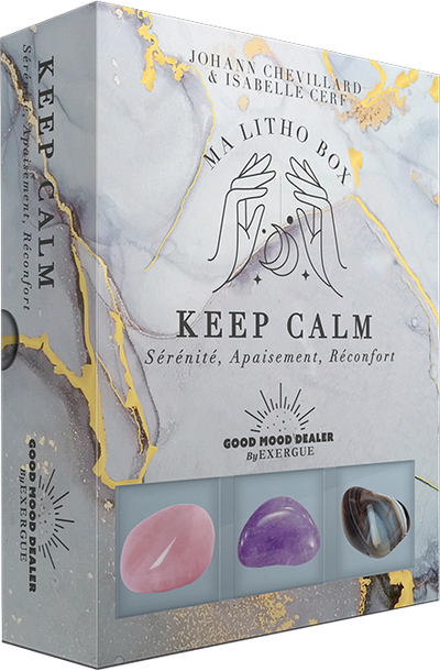 COFFRET MA LITHO BOX - KEEP CALM (SERENITE, APAISEMENT, RECONFORT)