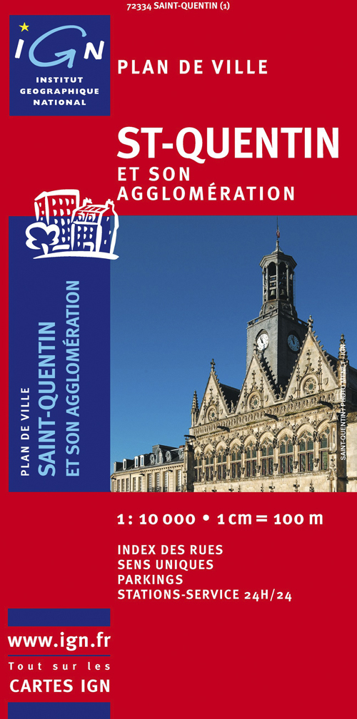 IGN PLAN ST QUENTIN SANS LIVRET
