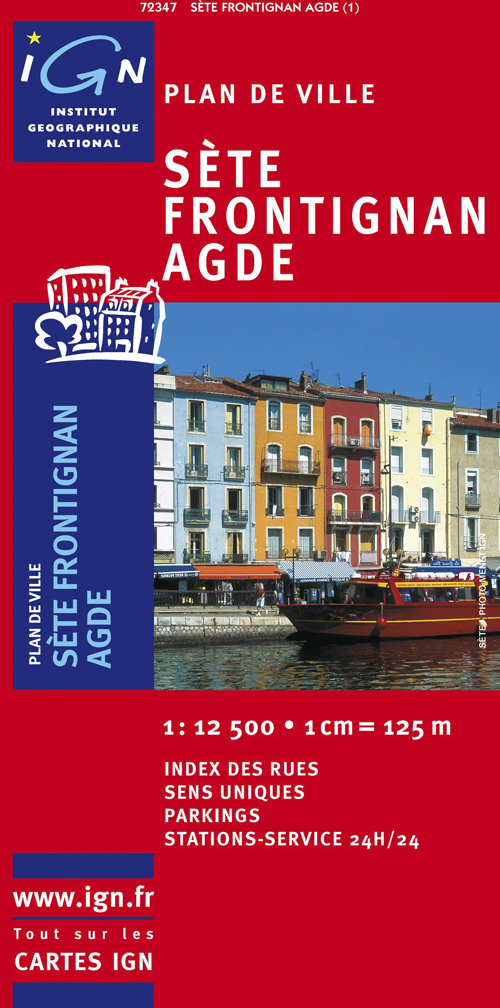 IGN PLAN SETE/AGDE/FR SANS LIVRET