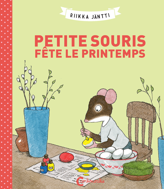 PETITE SOURIS FETE LE PRINTEMPS