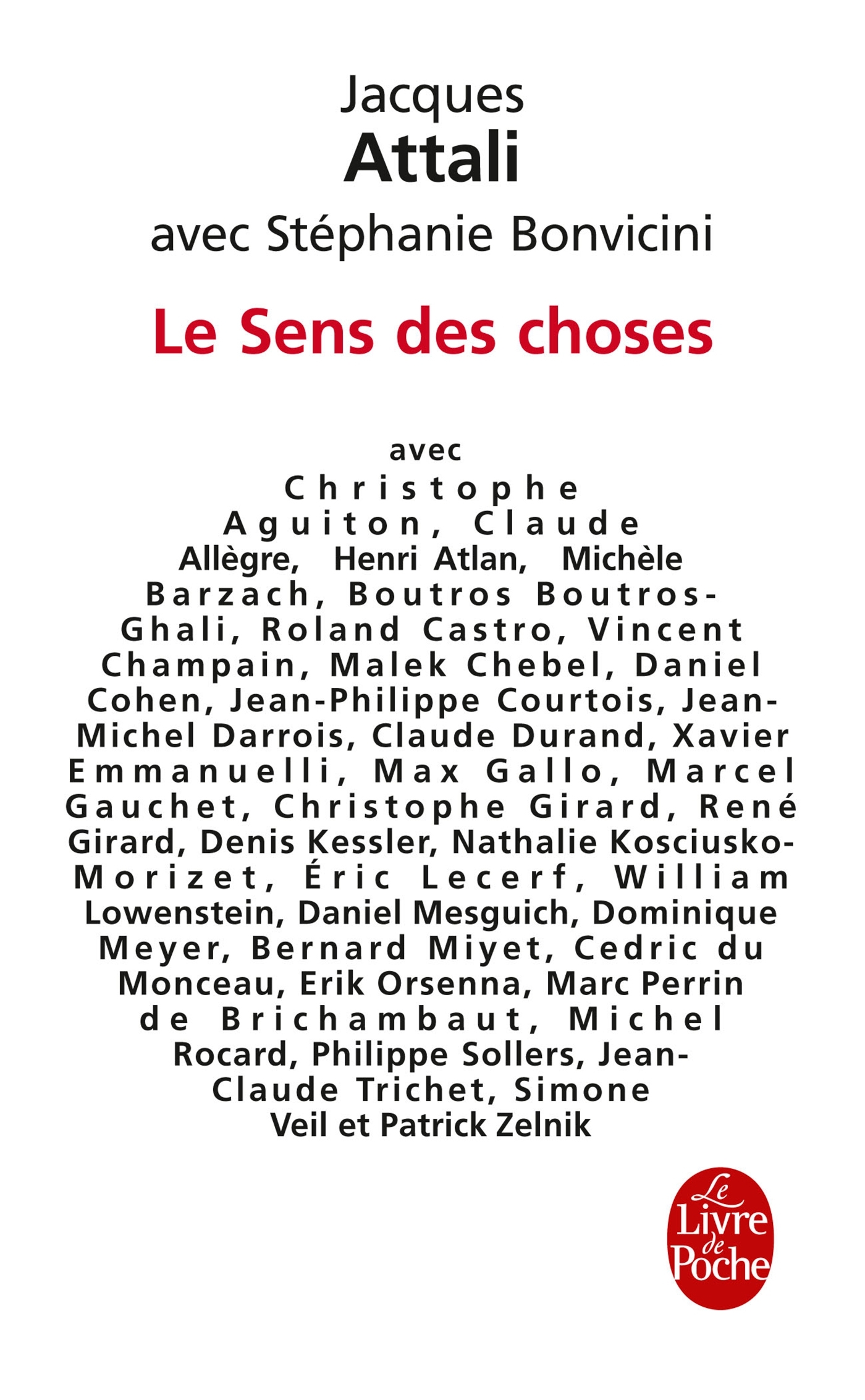 SENS DES CHOSES