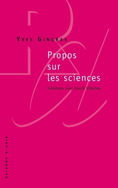 PROPOS SUR LES SCIENCES