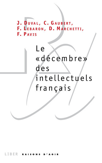 DECEMBRE DES INTELLECTUELS FRANCAIS
