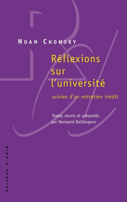 REFLEXIONS SUR L´UNIVERSITE