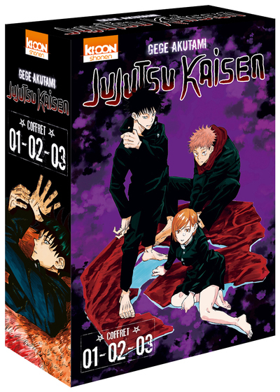 COFFRET JUJUTSU KAISEN VOL. 1 A 3
