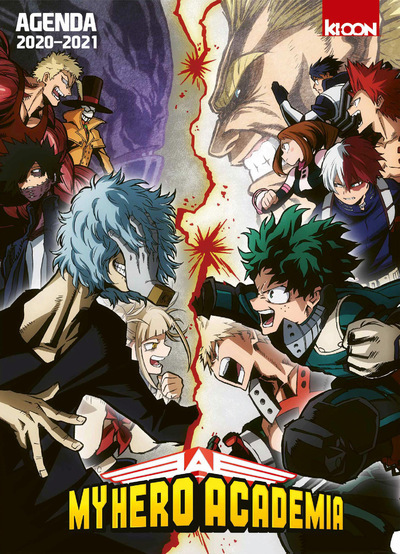 AGENDA MY HERO ACADEMIA 2020-2021