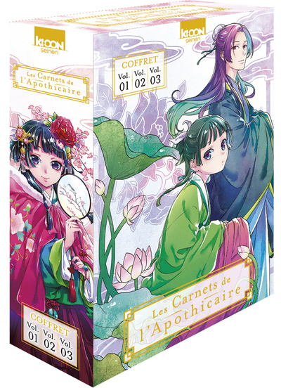 COFFRET LES CARNETS DE L´APOTHICAIRE - VOLUMES 1 A3