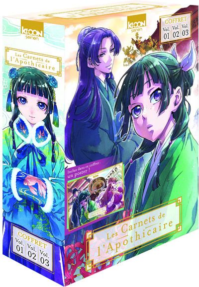 COFFRET LES CARNETS DE L´APOTHICAIRE VOL. 1 A 3