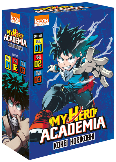 MY HERO ACADEMIA - COFFRET VOL. 1 A 3