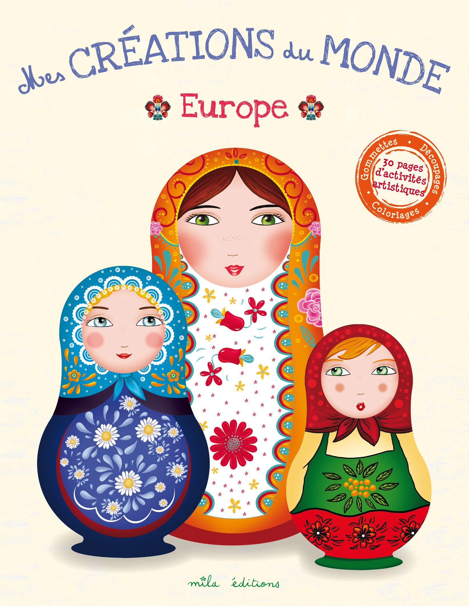 EUROPE,MES CREATIONS DU MONDE - GOMMETTES...