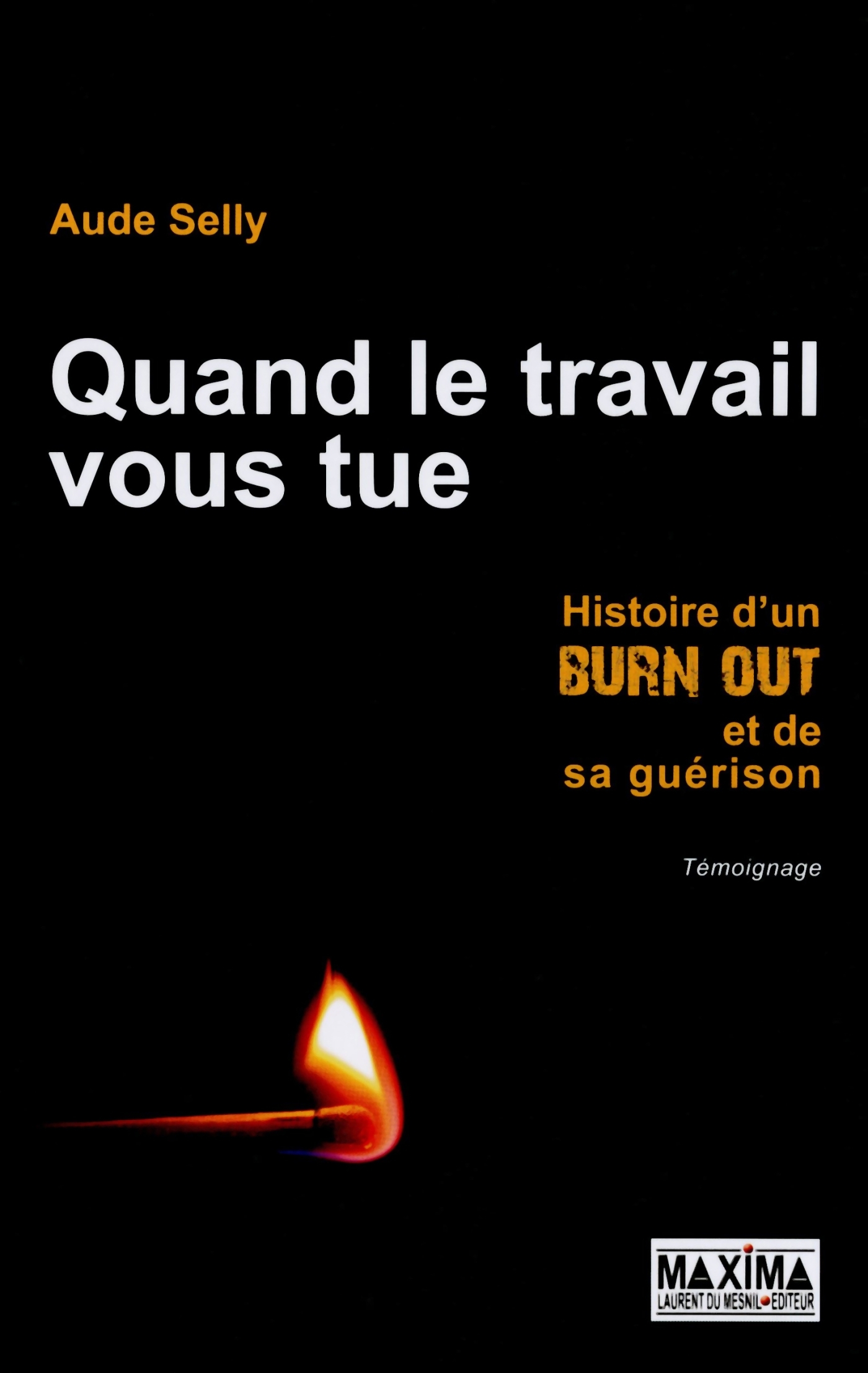 QUAND LE TRAVAIL VOUS TUE - HISTOIRE D´UN BURN OUT ET DE SA GUERISON