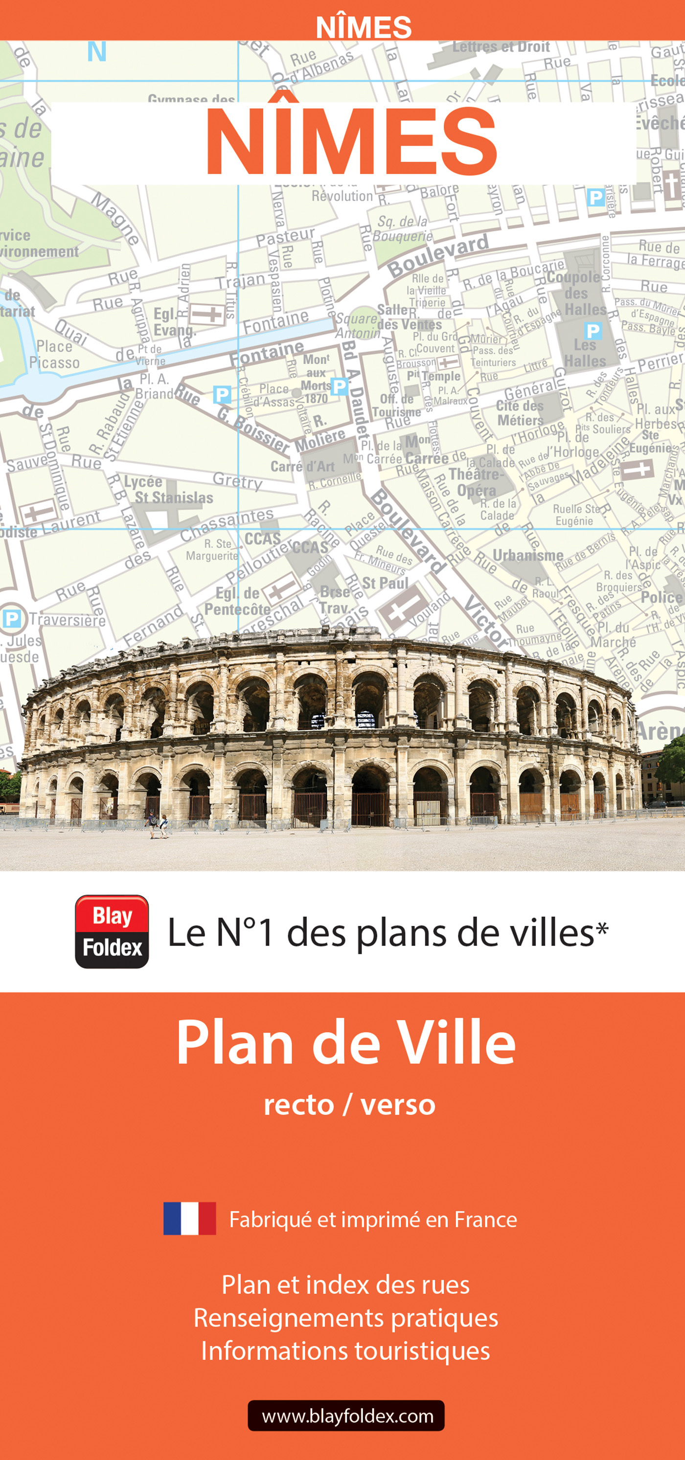 NIMES 2024 - PLAN DE VILLE