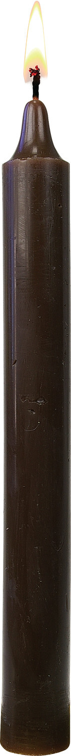 PACK DE 12 BOUGIES - MARRON