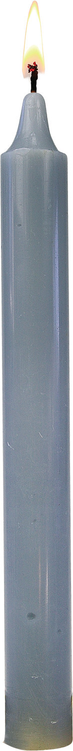 PACK DE 12 BOUGIES - GRIS