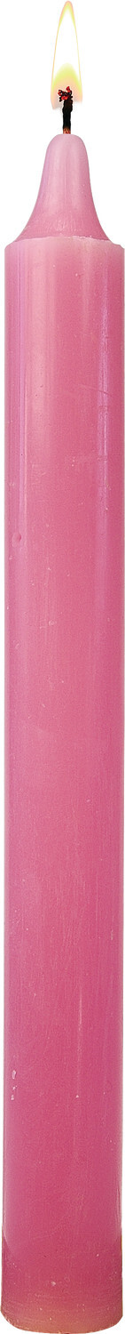 PACK DE 12 BOUGIES - ROSE