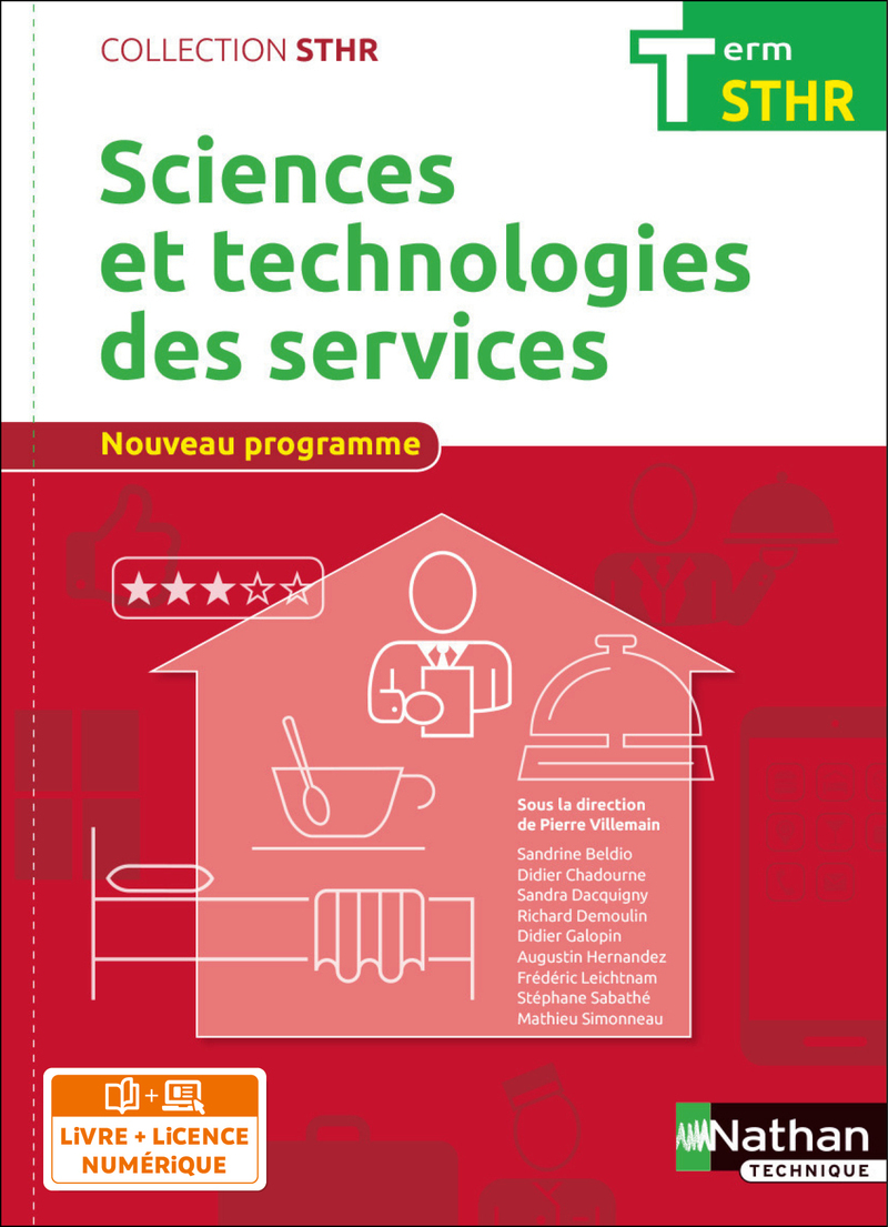 SCIENCES ET TECHNOLOGIES DES SERVICES TERM (STHR) LIVRE + LICENCE ELEVE - 2
