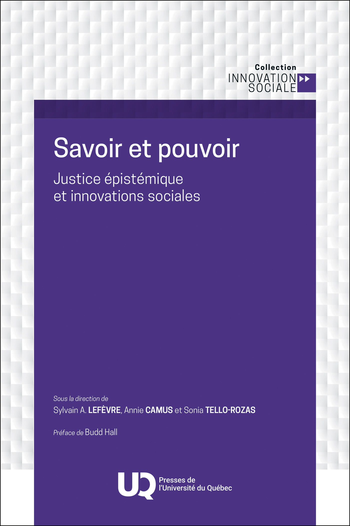 SAVOIR ET POUVOIR - JUSTICE EPISTEMIQUE ET INNOVATIONS SOCIALES