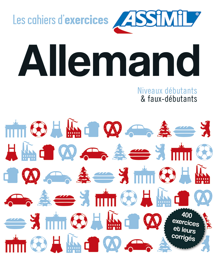 COFFRET CAHIERS EXERCICES ALLEMAND DEBUTANTS ET FAUX DEBUTANTS