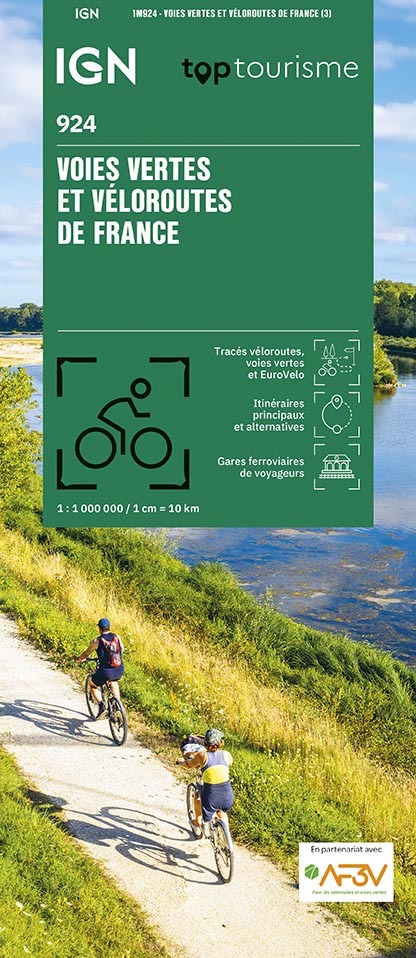 1M924 VOIES VERTES ET VELOROUTES DE FRANCE