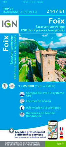 2147ET FOIX.TARASCON-SUR-ARIEGE.PNR DES PYRENEES A