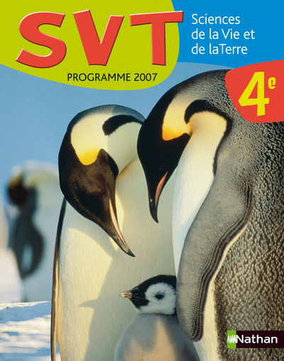 SCIENCES DE LA VIE ET DE LA TERRE 4EME PROGRAMME 2007
