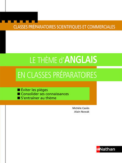 THEME D´ANGLAIS EN CLASSES PREPARATOIRES SCIENTIFIQUES ET COMMERCIALES