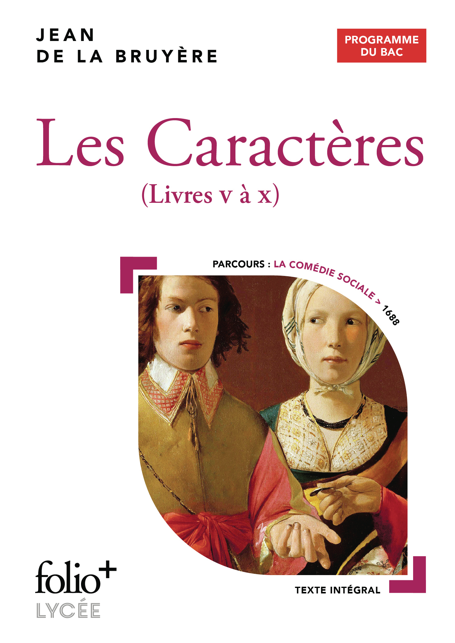 CARACTERES - BAC 2022 - LIVRES V A X