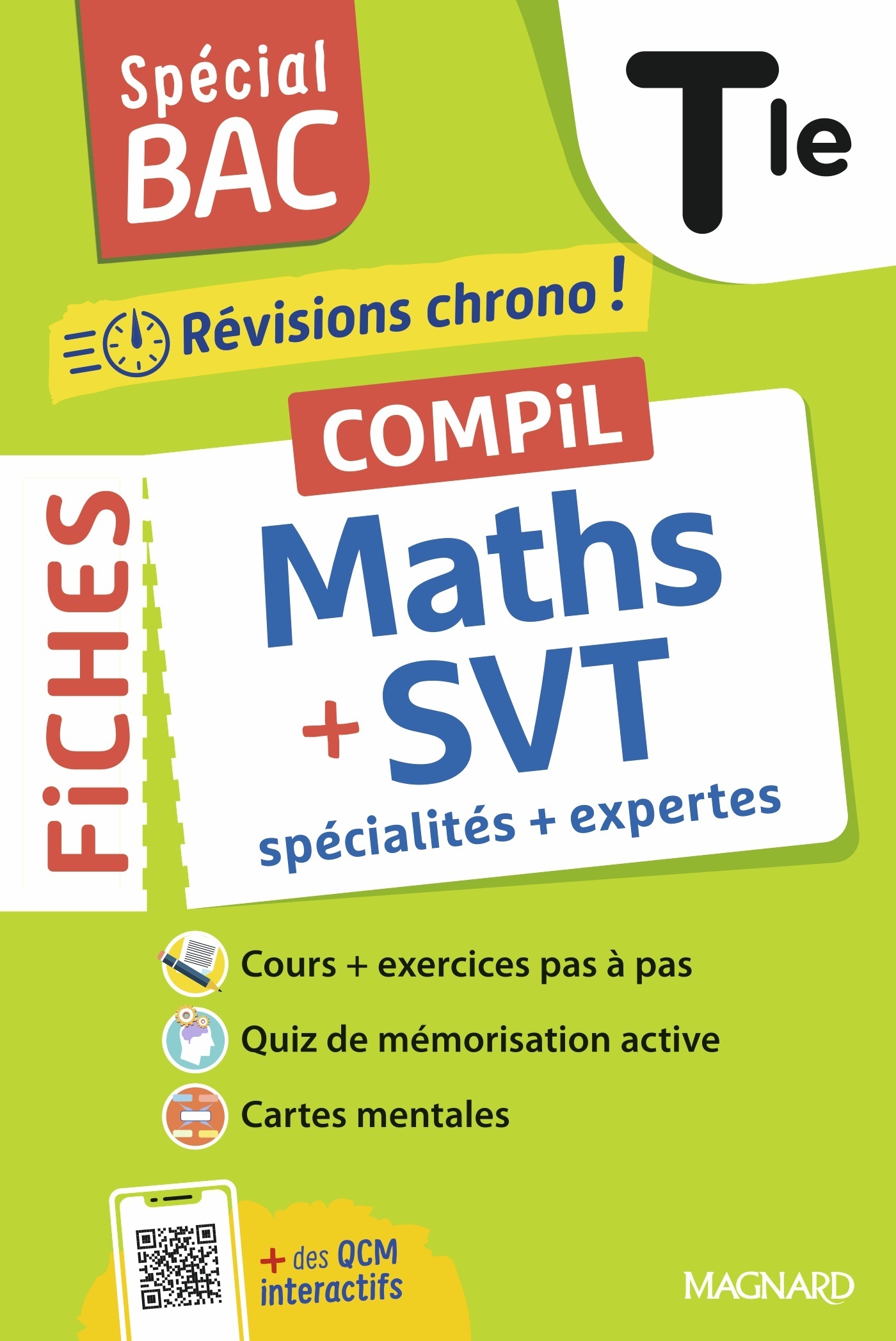 SPECIAL BAC 2026 - COMPIL DE FICHES MATHS - SVT TLE - TOUT LE PROGRAMME DES 2 SPECIALITES EN 120 FIC