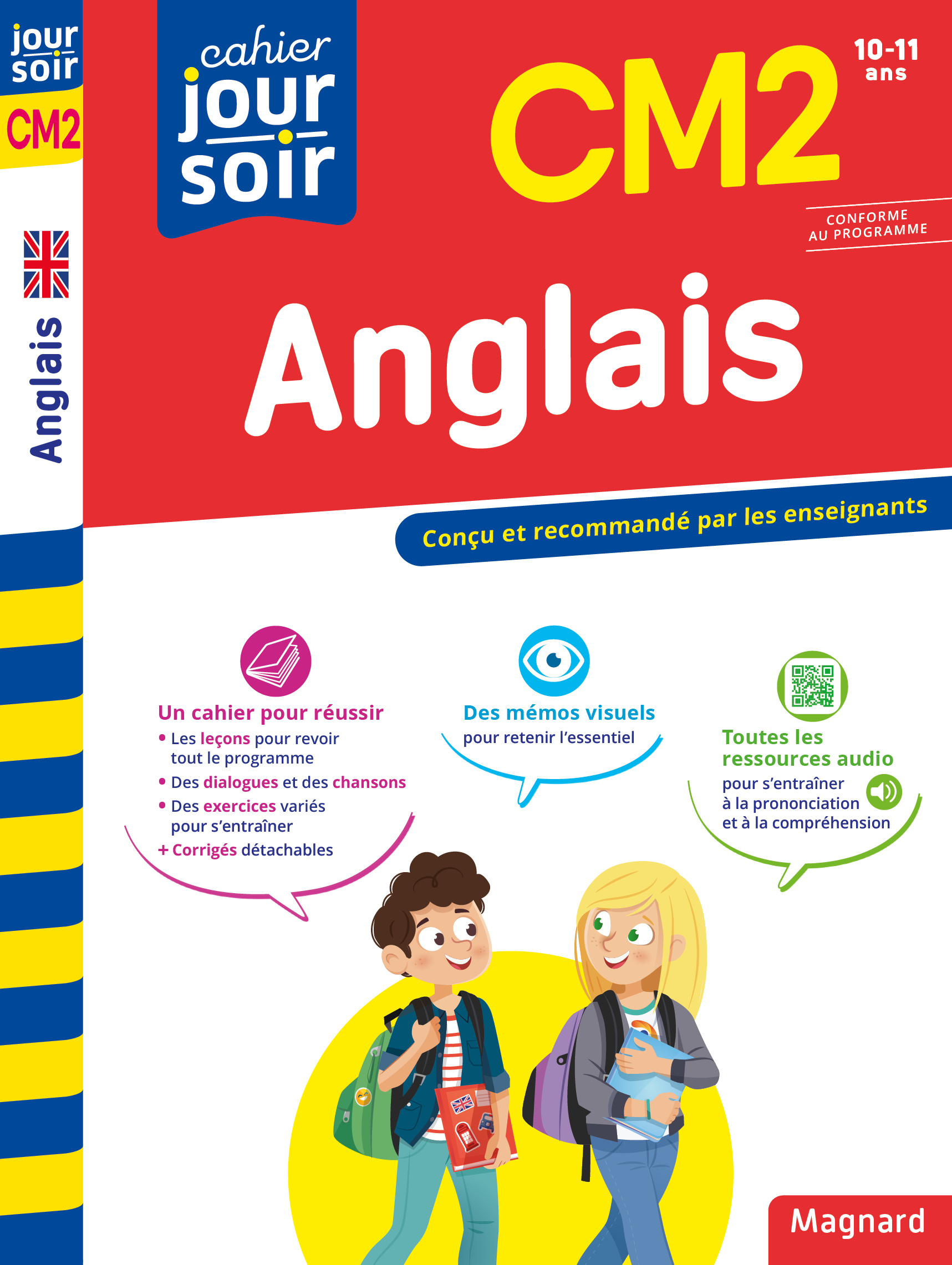 CAHIER JOUR SOIR 2023 : ANGLAIS CM2 - CONCU ET RECOMMANDE PAR LES ENSEIGNANTS