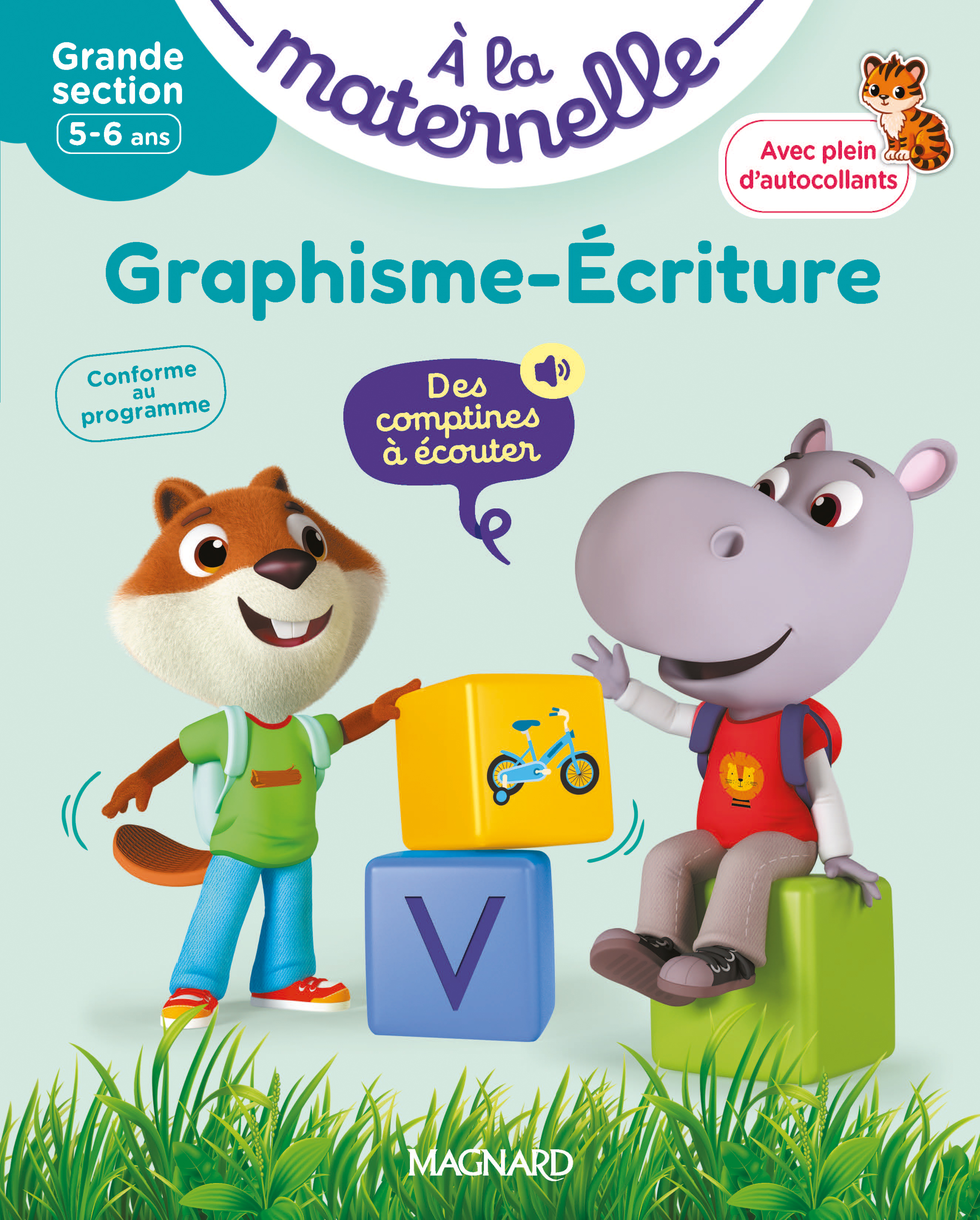 GRAPHISME-ECRITURE GRANDE SECTION 5-6 ANS - A LA MATERNELLE - LES PREMIERS APPRENTISSAGES DE LA MATE