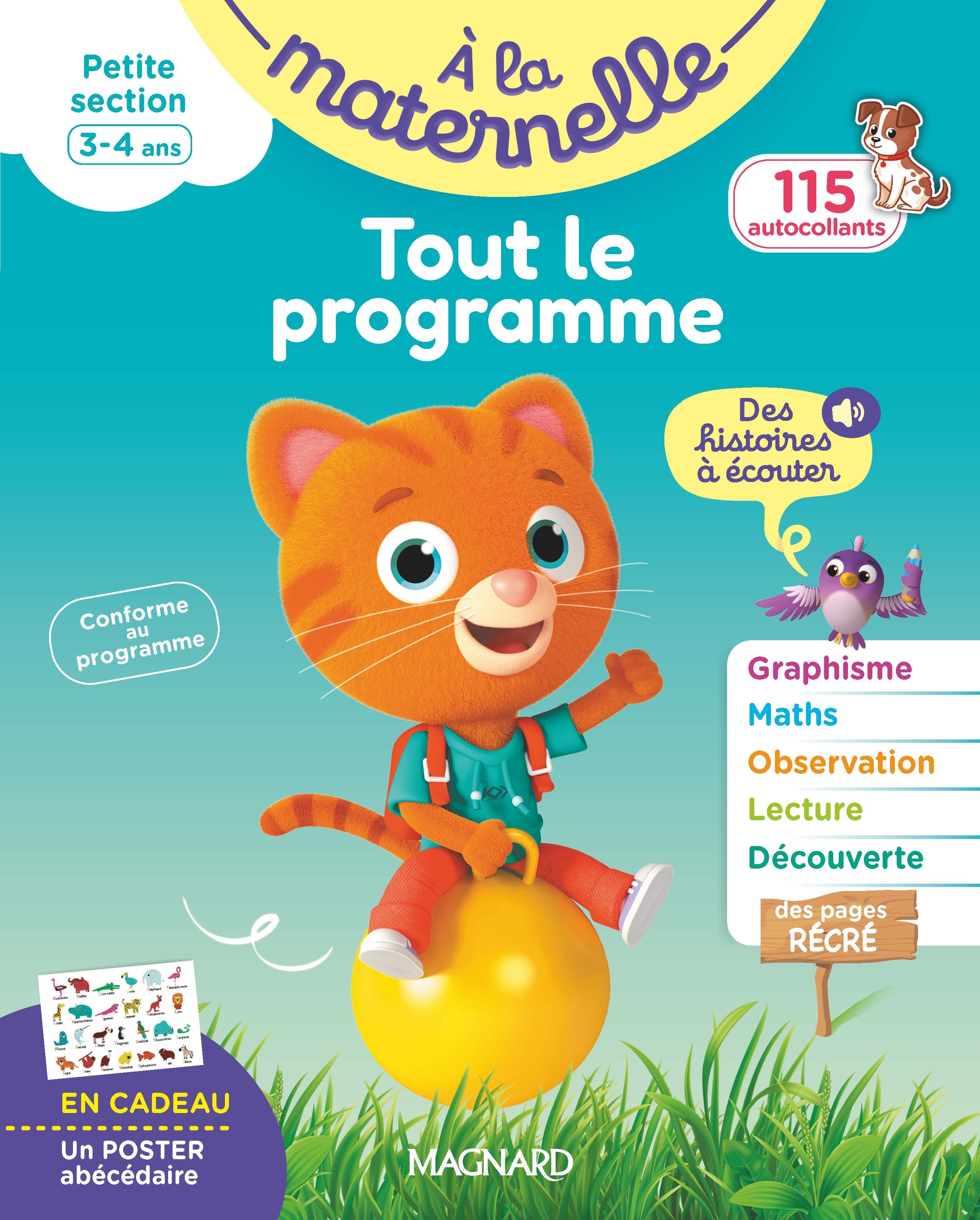 A LA MATERNELLE - TOUS LES APPRENTISSAGES DE PS - 3-4 ANS