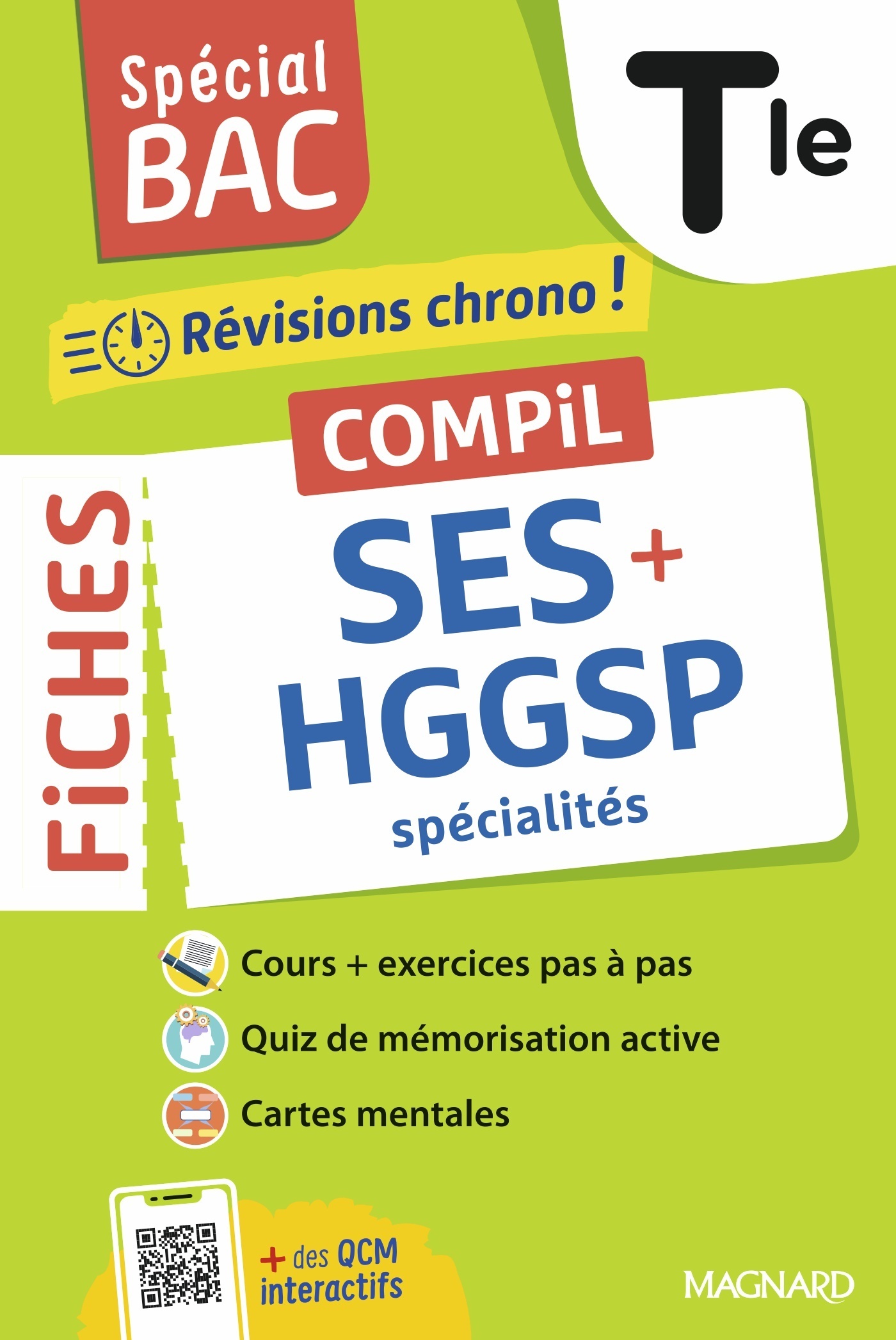 SPECIAL BAC 2026 - COMPIL DE FICHES SES - HGGSP TLE - TOUT LE PROGRAMME DES 2 SPECIALITES EN 115 FIC